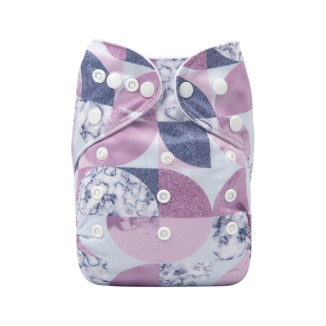 ALVABABY One Size Print Pocket Cloth Diaper (H294A)