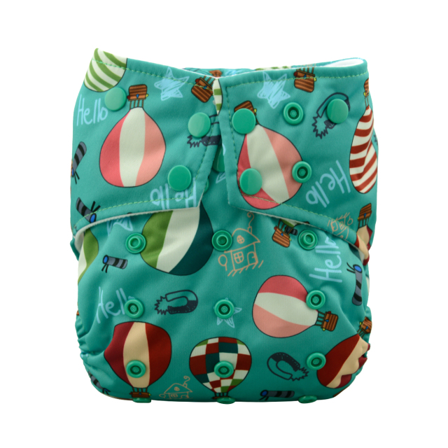 AI2 Color Snap Pocket Diaper with Double Gussets (CH021)