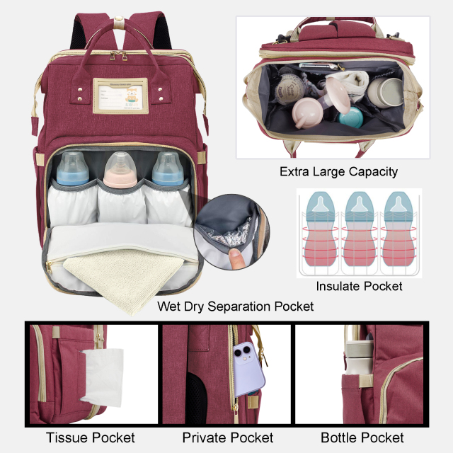 Mommy Backpack with Changing Pad -(MBP03A)