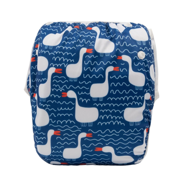 ALVABABY One Size Positioning  Printed Swim Diaper -Ducks (SWD79A)
