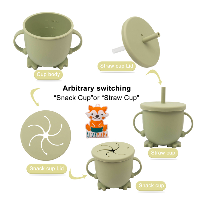 ALVABABY Silicone Training Cup (XG07A)