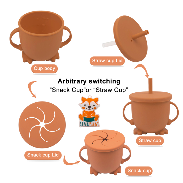 ALVABABY Silicone Training Cup (XG06A)