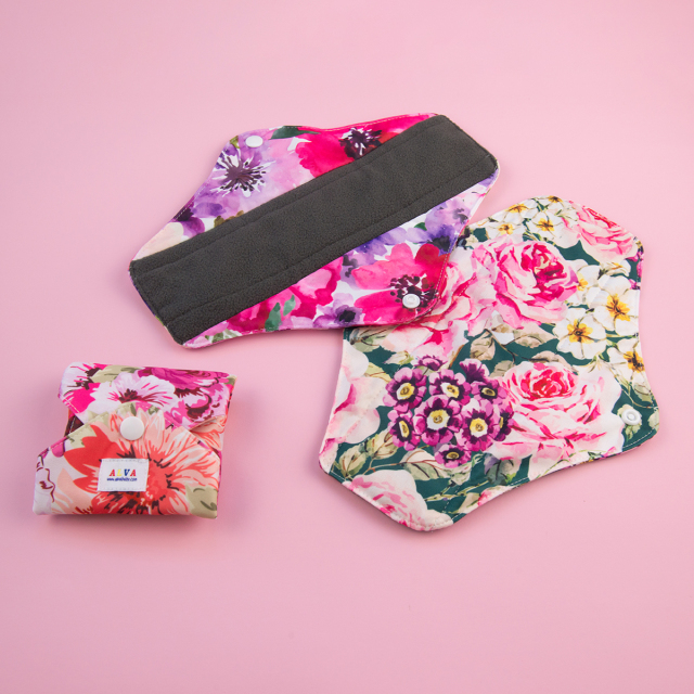 ALVABABY 1 set of Cloth Sanitary Pads Menstrual Pads(3W*02A)