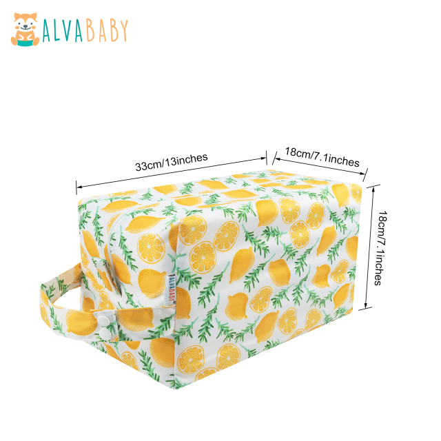 ALVABABY Diaper Pod with Double TPU layers-Lemon  (LP-H179A)