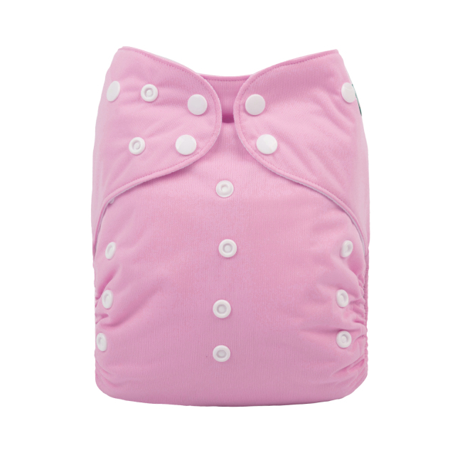 ALVABABY Big Size Pocket Cloth Diaper -Pink (ZB18A)