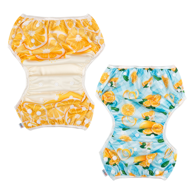 ALVABABY 2PCS Printed Swim Diapers (2SW-WZ08)