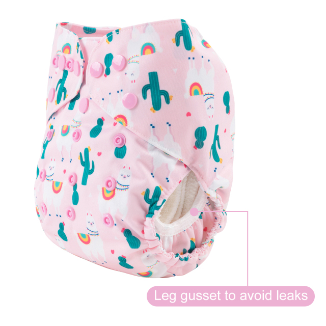 ALVABABY Diaper Cover with Double Gussets -(DC-H184)