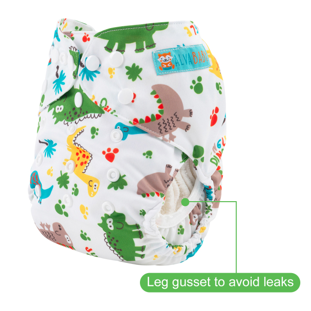 ALVABABY Diaper Cover with Double Gussets -(DC-H147)