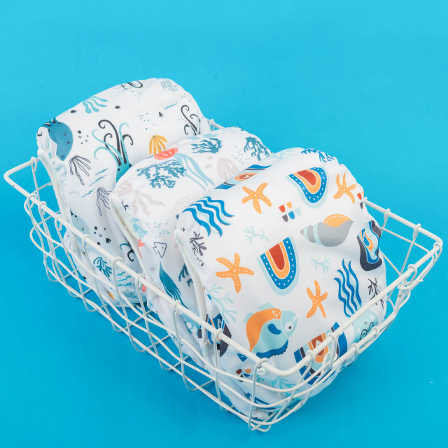 ALVABABY 3PCS Printed Swim Diapers (3SW-WZ13)