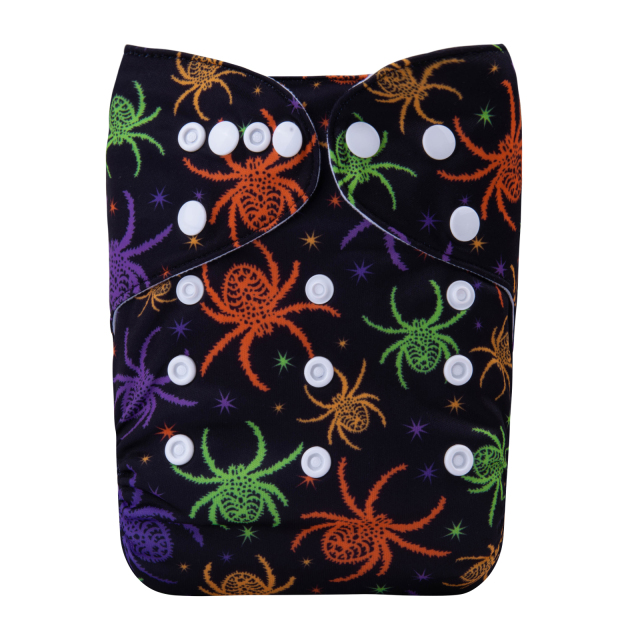 ALVABABY Halloween One Size  Printed Cloth Diaper -(Q78A)
