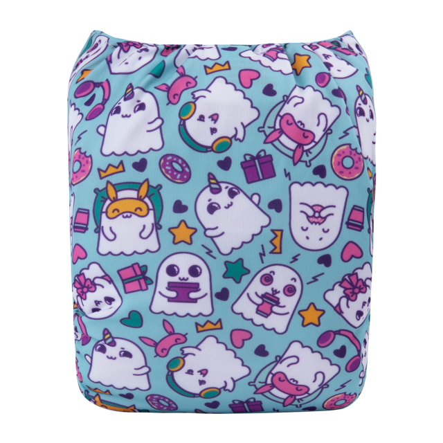 ALVABABY Halloween One Size  Printed Cloth Diaper -(Q77A)