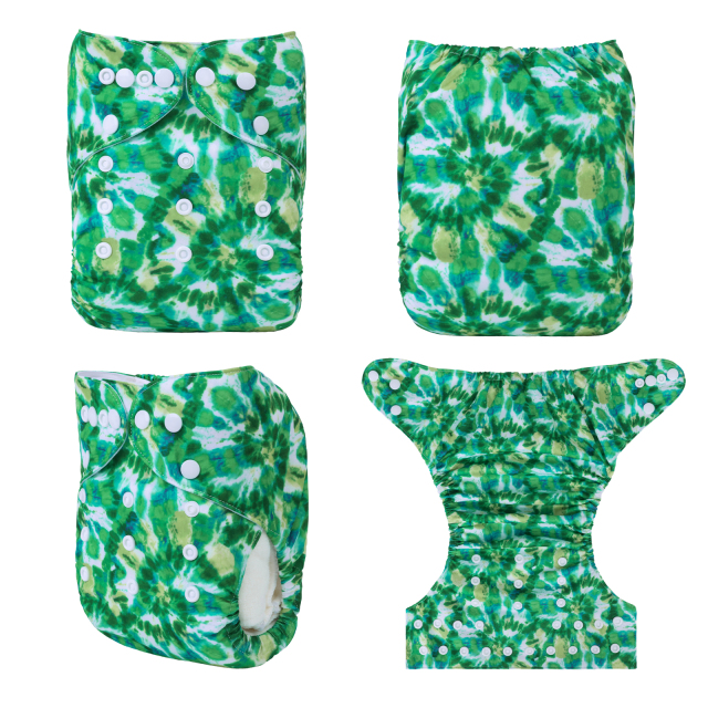 ALVABABY One Size Print Pocket Cloth Diaper- (H416A)