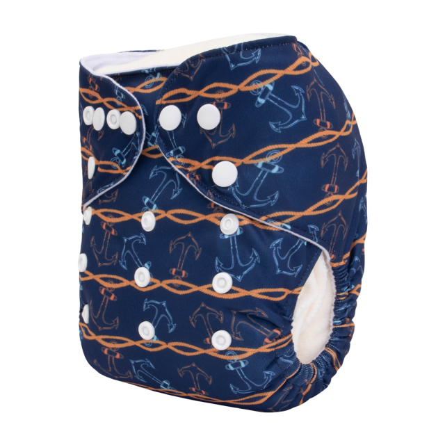 ALVABABY One Size Print Pocket Cloth Diaper- (H419A)