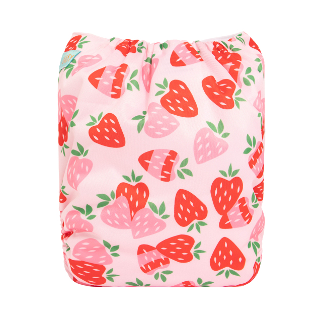 ALVABABY Big Size Pocket Cloth Diaper - Strawberry(ZH037A)