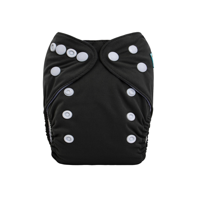 ALVABABY Newborn Pocket Cloth Diaper-Black(SB26A)
