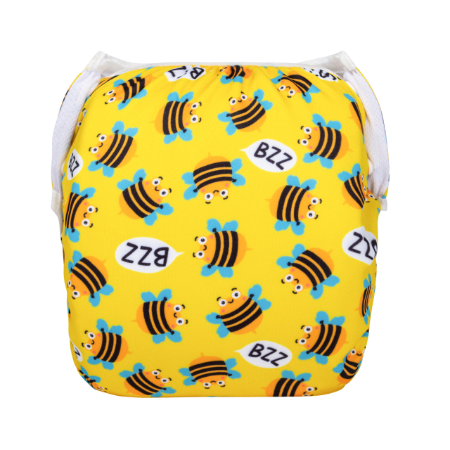 ALVABABY Big Size Swim Diaper Printed Reusable Baby Swim Diaper Large Size-Bees(ZSW-BS92A)