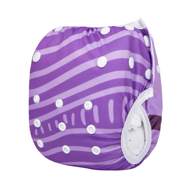 ALVABABY One Size Positioning  Printed Swim Diaper -Magpie(SWD-BS98A)