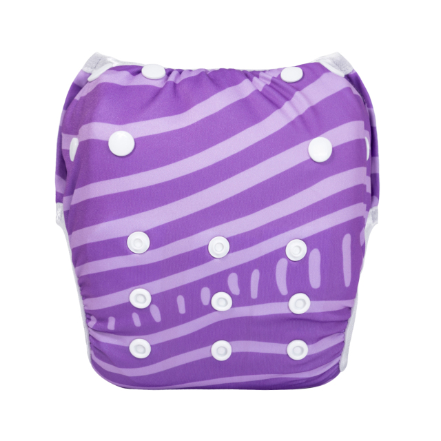 ALVABABY One Size Positioning  Printed Swim Diaper -Magpie(SWD-BS98A)