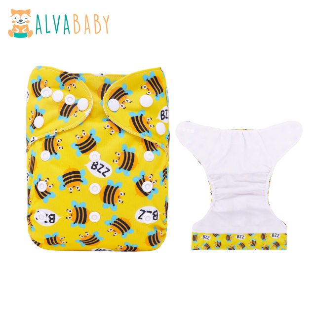 ALVABABY AWJ Lining Cloth Diaper with Tummy Panel for Babies  (WJT-BS92A)