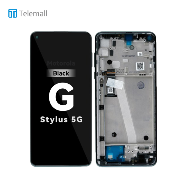 Motorola Moto G Stylus 5G (XT2131 2021) Display unit complete black