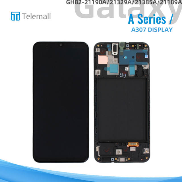 Samsung Galaxy SM-A307 (A30s 2019) Display module  BLACK LCD (With Frame) GH82-21190A/21329A/21385A/21189A
