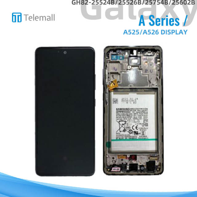Samsung Galaxy SM-A525/A526 (A52 4G/5G 2021) Display module BLUE LCD GH82-25524B/25526B/25754B/25602B