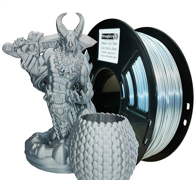 Silk PLA 3D Printing Filament 1.75mm 1kg