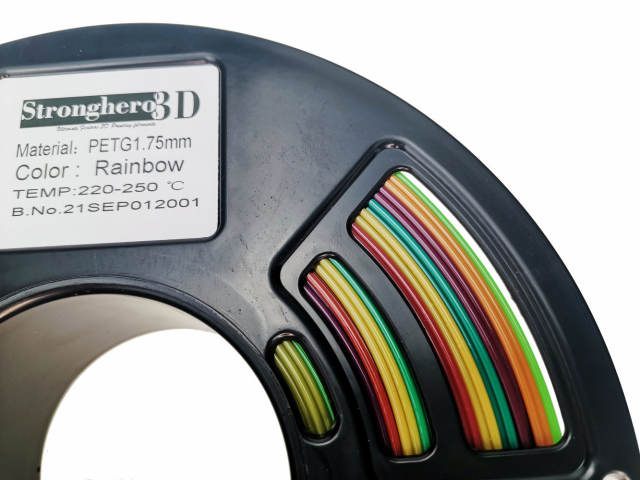 Rainbow PETG 1.75mm 3D Printing Filament 1kg