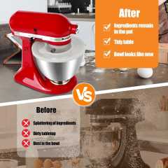 Stand Mixer Cover Compatible with KitchenAid 4.5-5 Quart Tilt-Head Stand Mixers Bowl,Dough Leavening Bowl Covers(2 PCS)