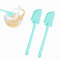 2 Pack Stand Mixer Bowl Scraper Spatula, Food?Safe Silicone Baking Scraper for Removing Residue From Mixer Attachments(Mint Green)