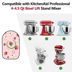 PQPOSliding Mat Compatible with KitchenAid 4.5/5 Quart Tilt-Head Stand Mixer