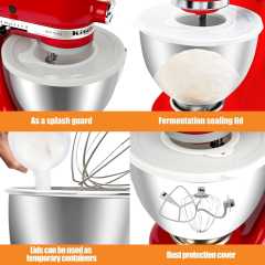 Stand Mixer Cover Compatible with KitchenAid 4.5-5 Quart Tilt-Head Stand Mixers Bowl,Dough Leavening Bowl Covers(2 PCS)