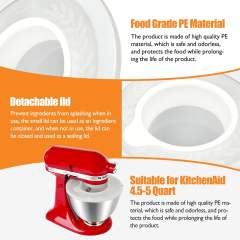 Stand Mixer Cover Compatible with KitchenAid 4.5-5 Quart Tilt-Head Stand Mixers Bowl,Dough Leavening Bowl Covers(2 PCS)