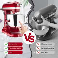 PQPOSliding Mat Compatible with KitchenAid 4.5/5 Quart Tilt-Head Stand Mixer