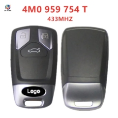AK008076 ORIGINAL Smart Key for Audi Q7 Frequency 433 MHz Part No 4M0 959 754 T Keyless GO