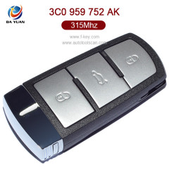 AK001009 for VW Magotan Smart Key 3 Button 315MHz ID48 3C0 959 752 AK