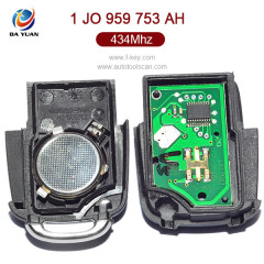 AK001005 for VW Mk4 Golf Bora Passat Flip Key 3 Button 434MHz 1J0 959 753 AH
