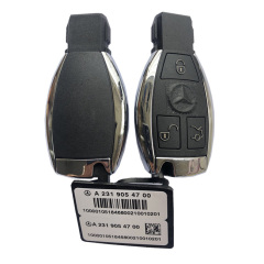AK002042 ORIGINAL Smart Key Mercedes Benz 3Buttons 315MHz Blade HU64 FBS4 Part No A 231 905 47 00