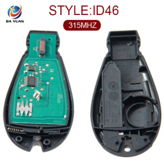 AK015028 for Chrysler Jeep DODGE Smart Remote Key 2-6 Button 315MHz ID46