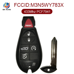 AK015008 for Chrysler Smart Remote Key 5+1 Button 433MHz PCF7941
