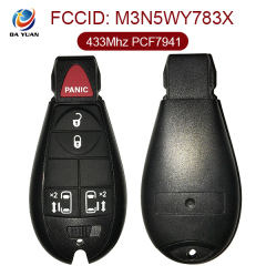 AK015007 for Chrysler Smart Remote Key 4+1 Button 433MHz PCF7941
