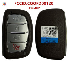 AK020146 For Hyundai Sonata 2015-2017 Genuine Smart Key Remote 4 Button 433MHz 95440-C1001 95440-C1000 CQOFD00120