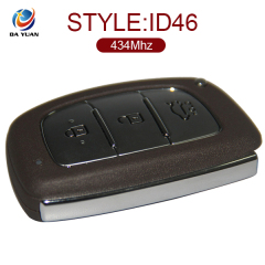 AK020001 2014 for Hyundai Verna 3 button smart remote key control 434mhz with ID46 chip