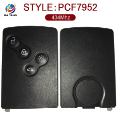 AK010033 Original for Renault QM5 Smart Key 4 Button 434MHz ID46 PCF7952
