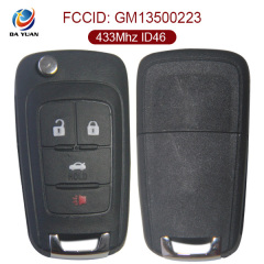 AK028023 for Opel 4 button Flip remote control key 433mhz ID46 GM13500223