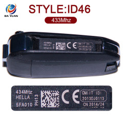 AK009001 for Peugeot 508 Flip Remote Key 3 Button 433MHz PCF7941