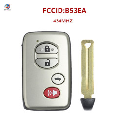 AK007162 For Toyota Aurion 2007+ Smart Key, 4Buttons, B53EA A433 P1 D4 4D-67, 433MHz Gray 89904-33100 Keyless Go