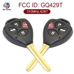 AK007032 for Toyota Avalon 4button Remote Key(USA)