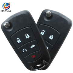 AS028002 for Opel Flip Remote Key Shell 4+1 Button