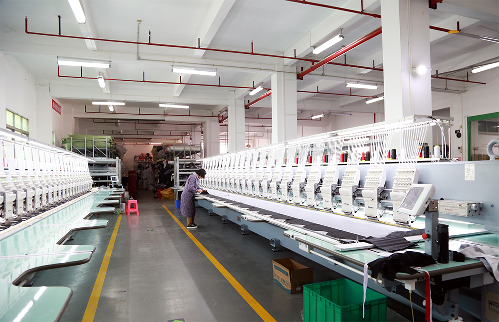 Healong Sportswear Factory Adds Embroidery Machines To Embroidery Orders